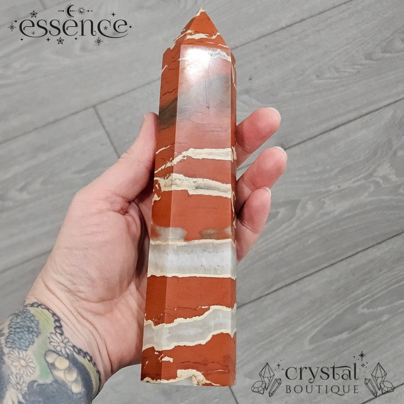 Red Jasper Tower (682g) 🔥 stability and strength