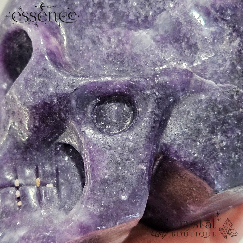 Large Lepidolite Skull - 885g