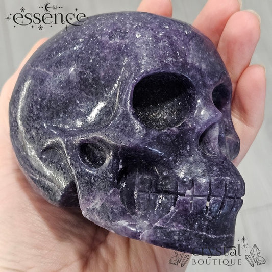 Large Lepidolite Skull - 885g