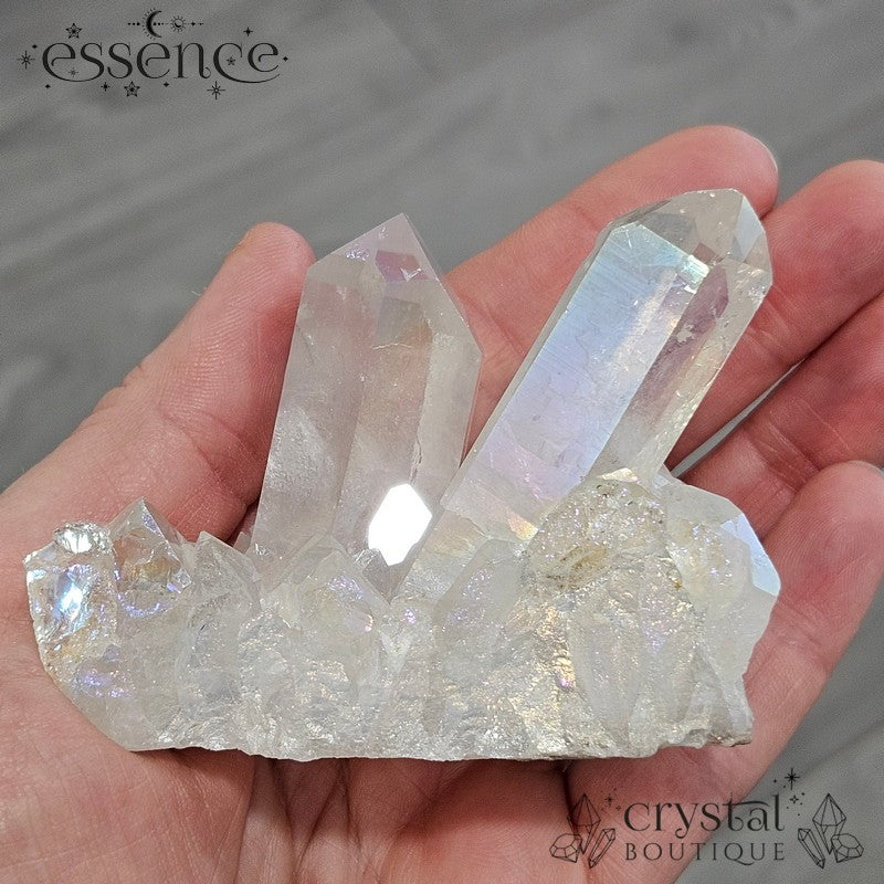 Aura Quartz Crystal Cluster