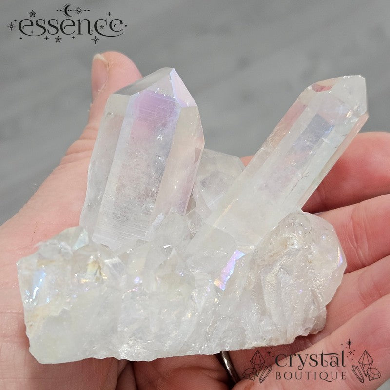 Aura Quartz Crystal Cluster