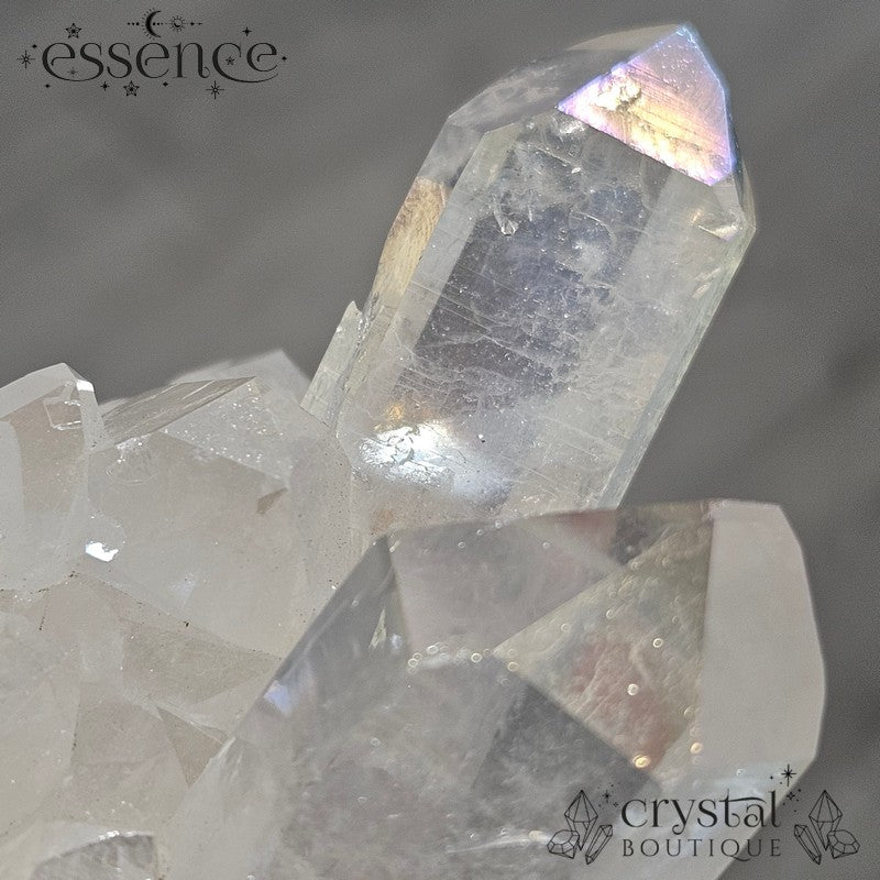 Aura Quartz Crystal Cluster