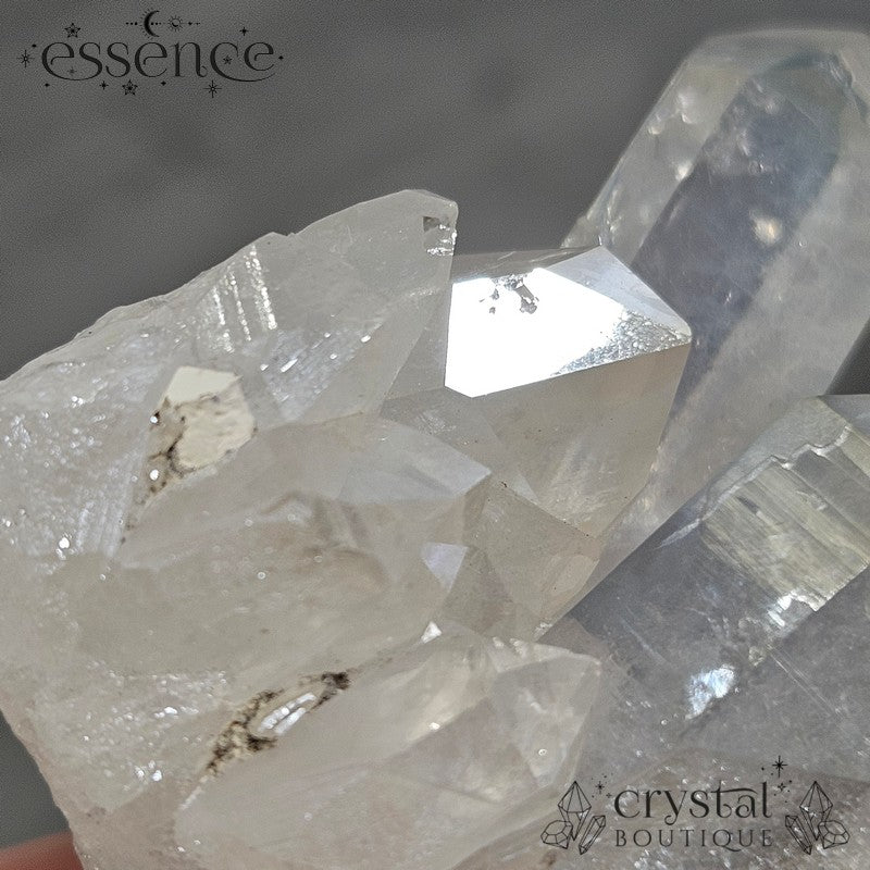 Aura Quartz Crystal Cluster