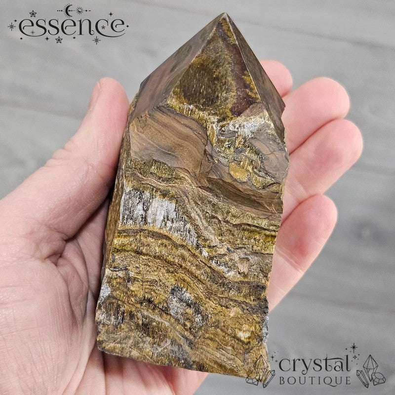 Tiger’s Eye Cut Base Point (384g)