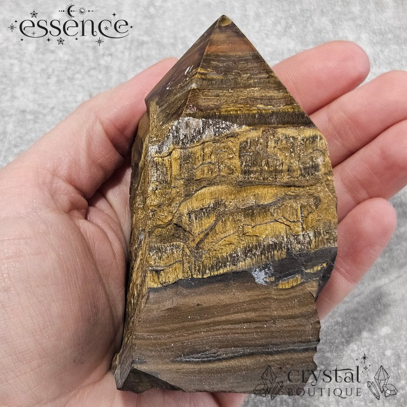 Tiger’s Eye Cut Base Point (384g)