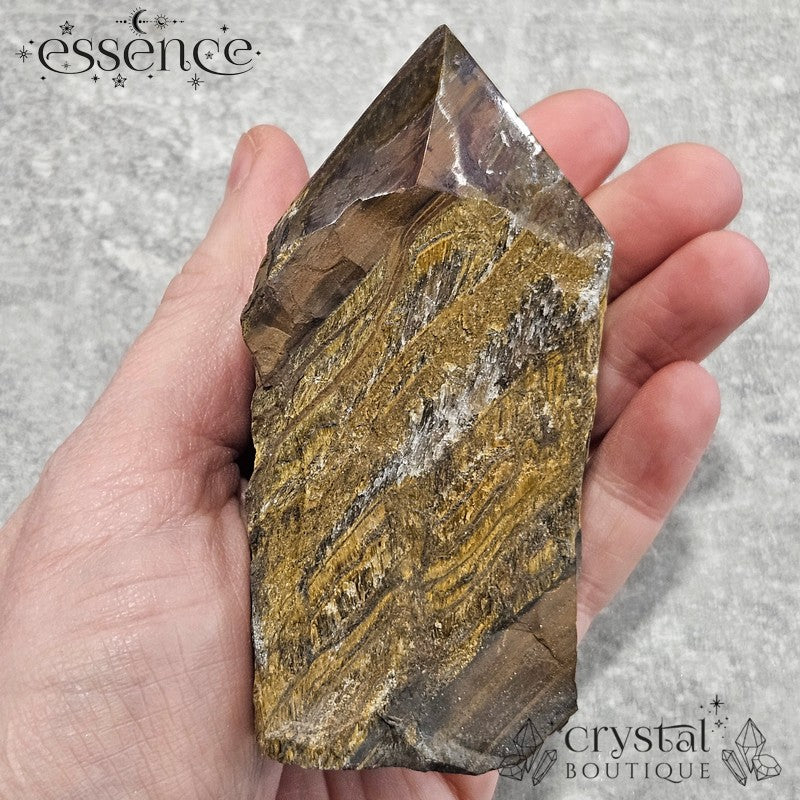 Tiger’s Eye Cut Base Point (384g)