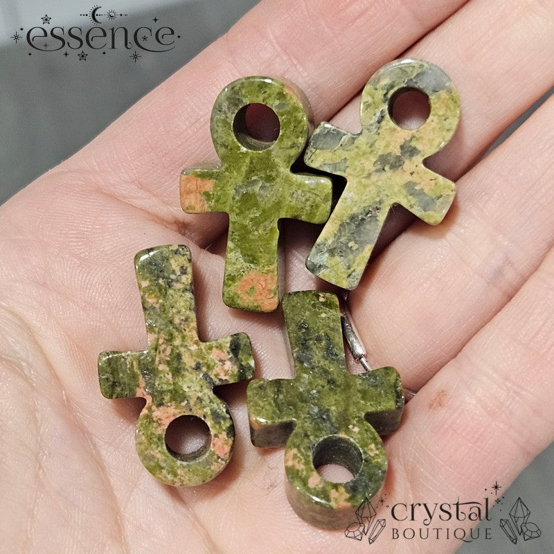 Unakite Ankh  – Symbol of Strength & Growth