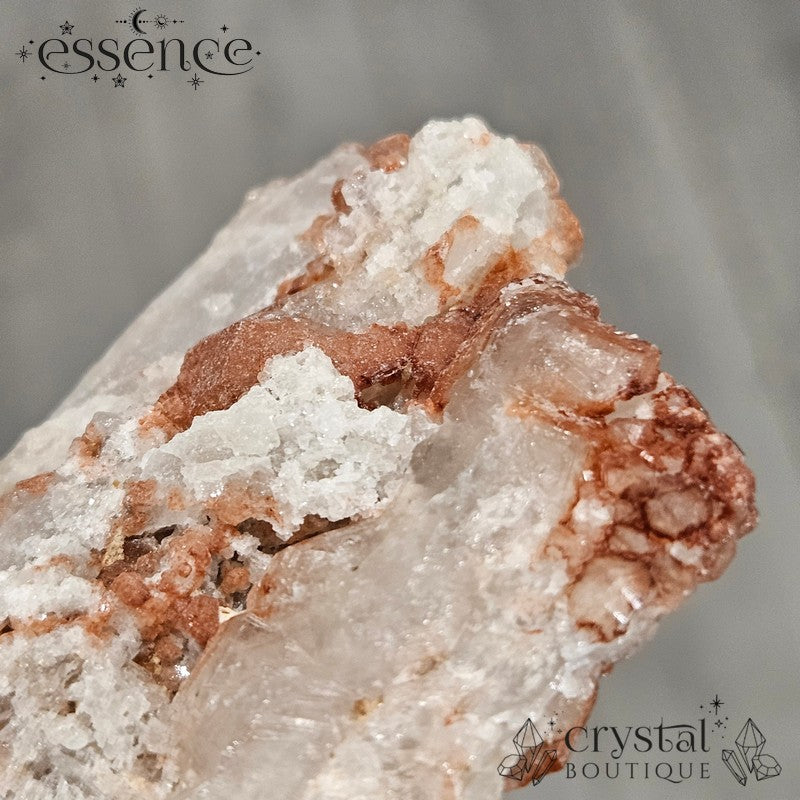 Raw Fire Quartz Cluster (Hematoid Quartz) – 57g