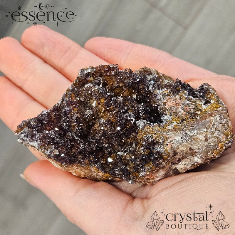 Red Manganese Quartz Druzy – 168g Energising & Confidence