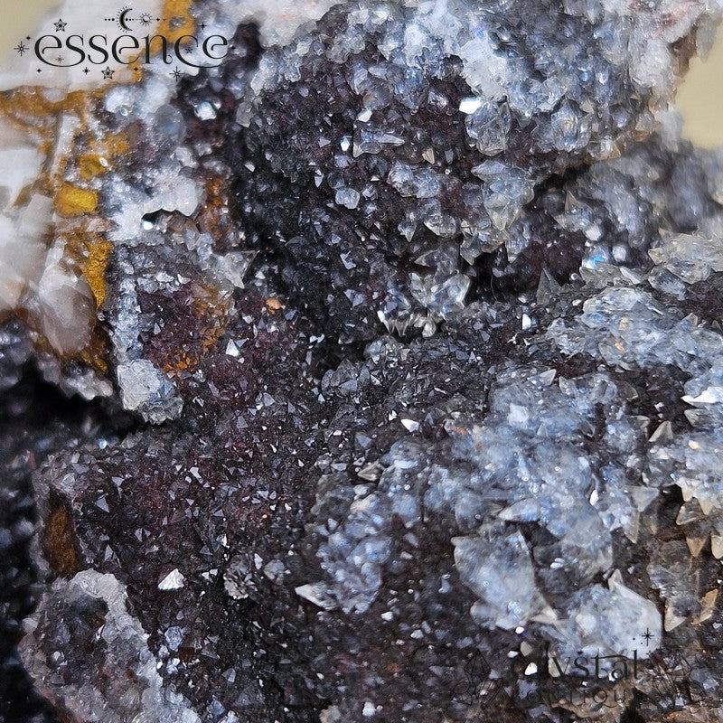 Manganese Quartz Cluster with Calcite – 300g