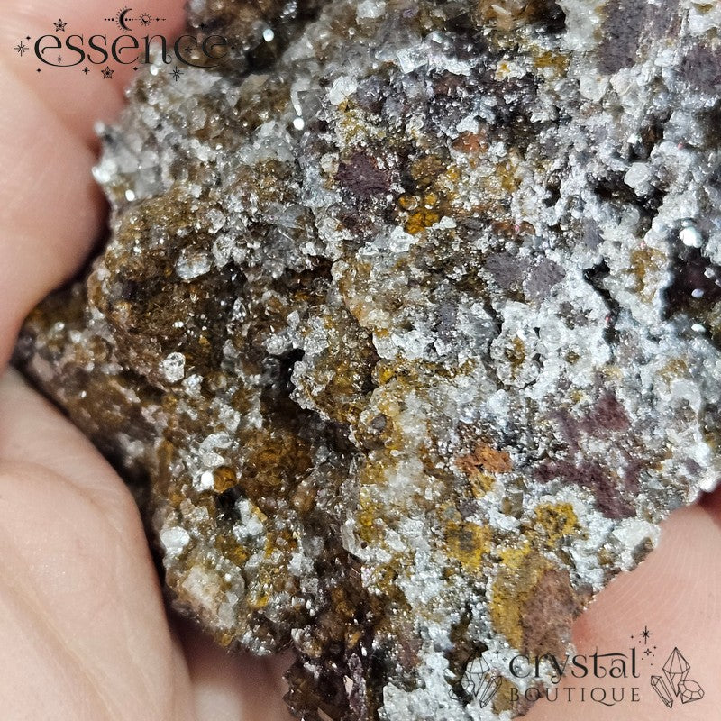 Red Manganese Druzy – 114g Calming Energies