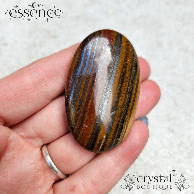 Muggle Stone (Iron Tigers Eye) Palm Stone