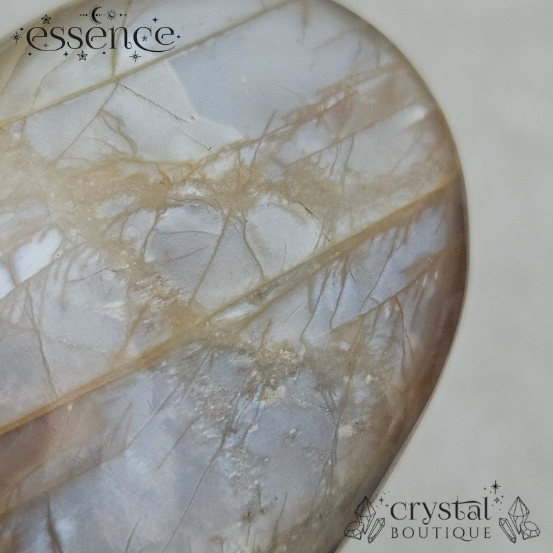 Peach Moonstone Palm Stone 78gms