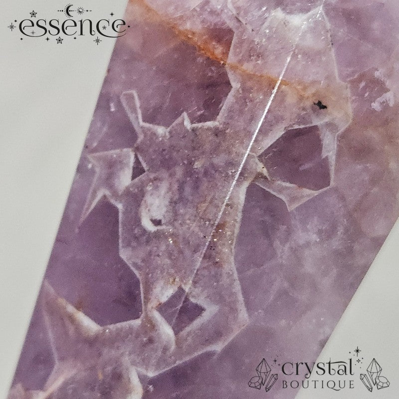 Amethyst & Crazy Lace Agate Wand 111gms