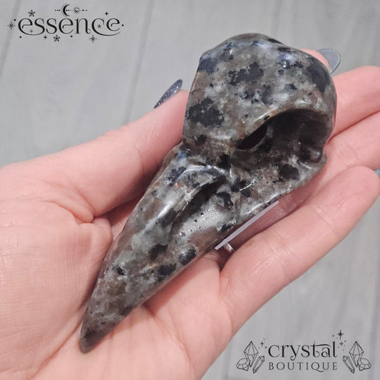 Yooperlite Raven Skull
