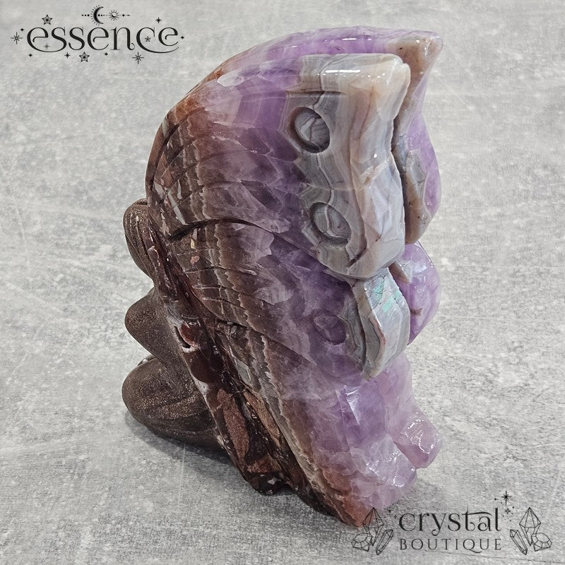 Amethyst & Crazy Lace Agate Fairy | 592g