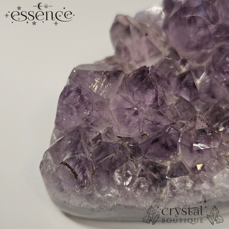 Amethyst Cluster with Hematite Inclusions