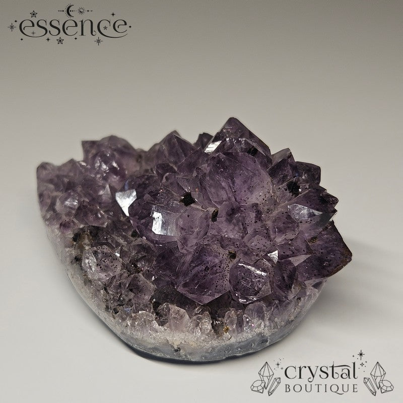 Amethyst Cluster with Hematite Inclusions