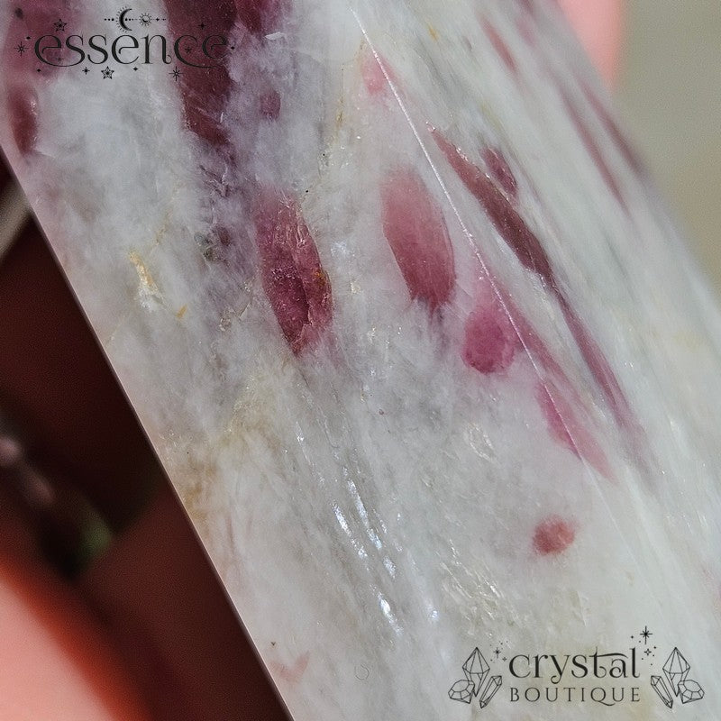 Pink Tourmaline in Cleavelandite tower