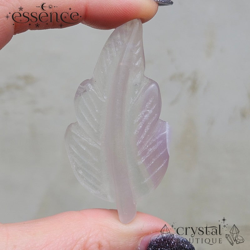 Fluorite Feather – Gentle Clarity & Flow