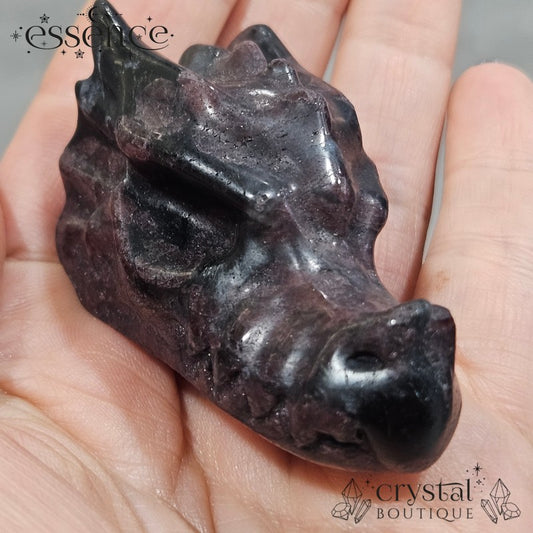 Garnet in Astrophyllite Dragon Head