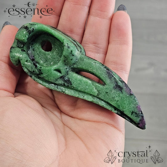 Ruby zoisite Raven Skull