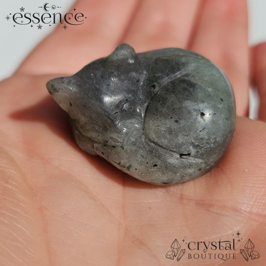 Labradorite Sleeping Cat