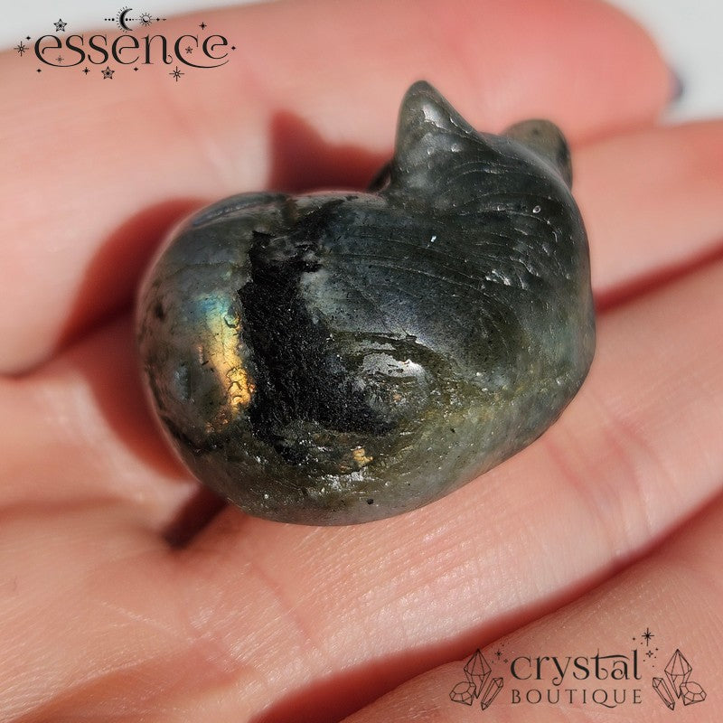 Labradorite Sleeping Cat