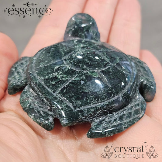 Moss Agate Turtle