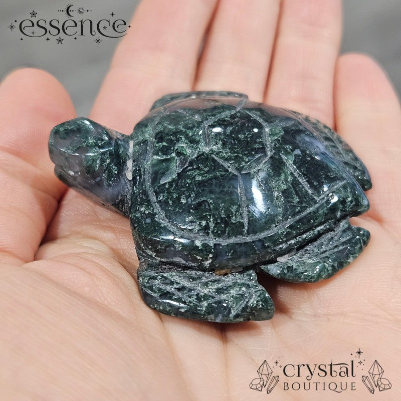 Moss Agate Turtle