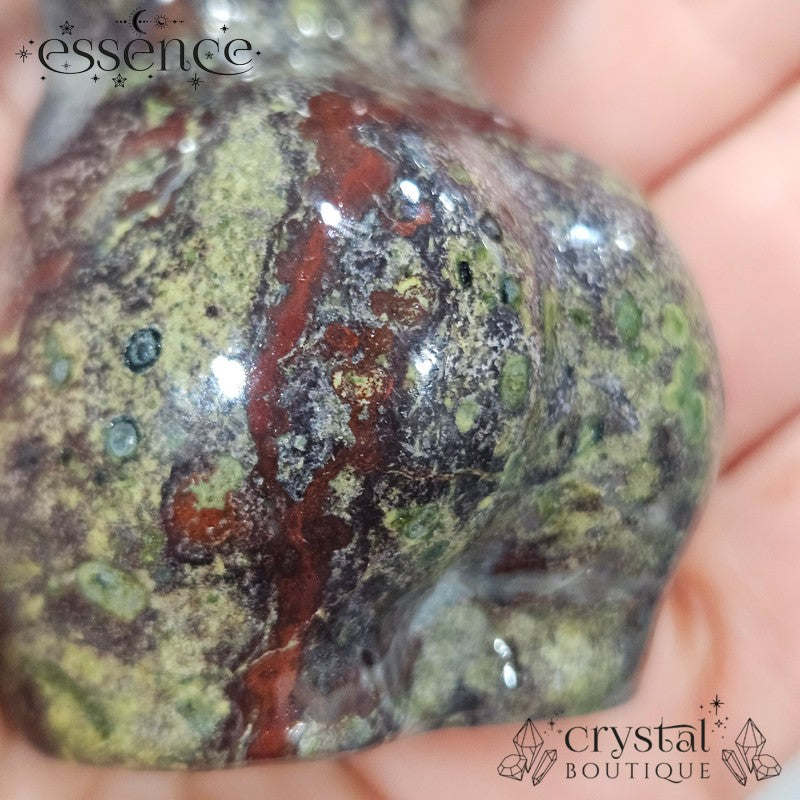 Dragon Blood Jasper Torso Carving