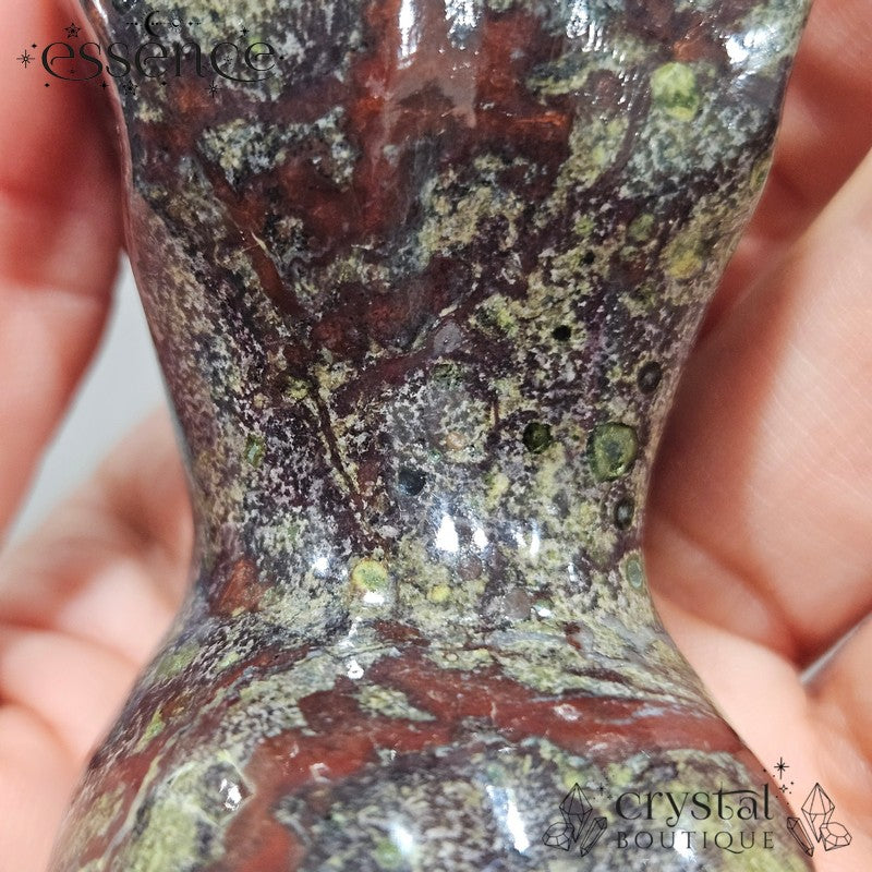 Dragon Blood Jasper Torso Carving