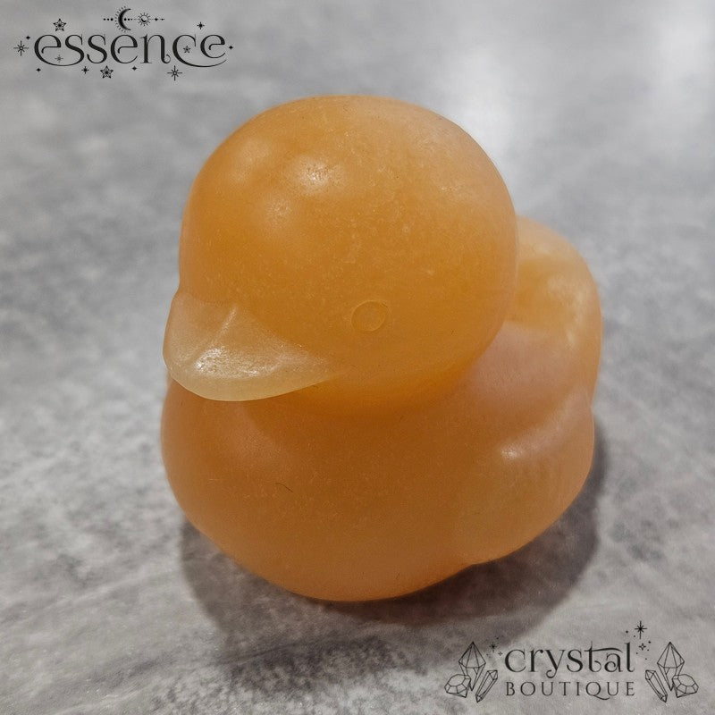 Orange Calcite Duck