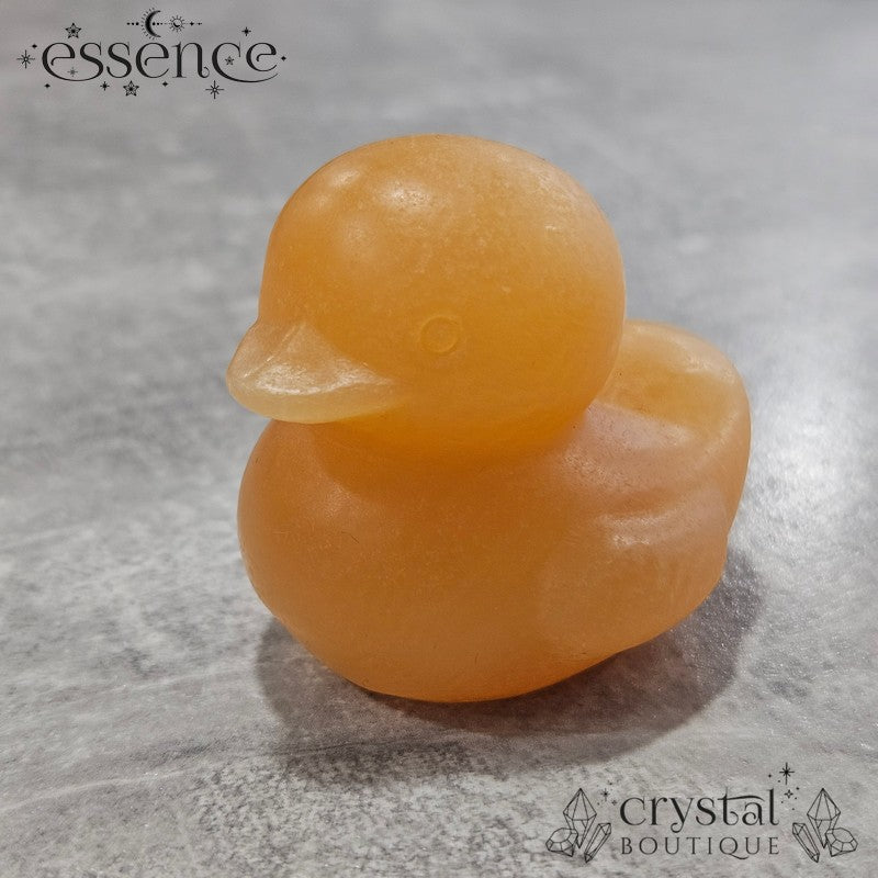 Orange Calcite Duck