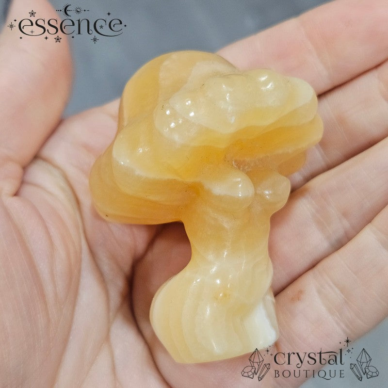 Orange Calcite Flower Lady