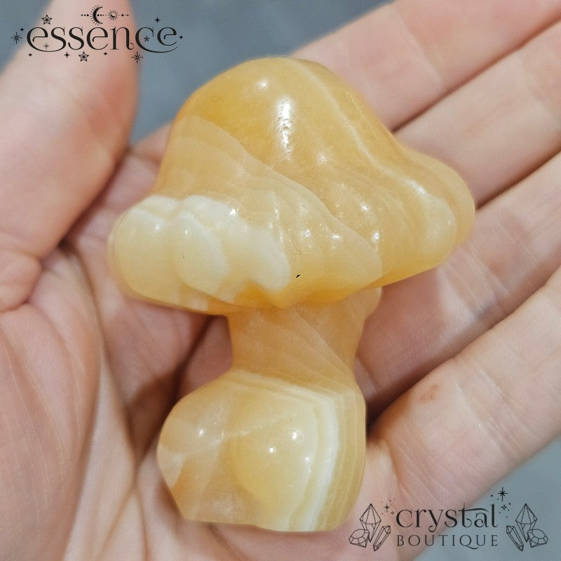 Orange Calcite Flower Lady