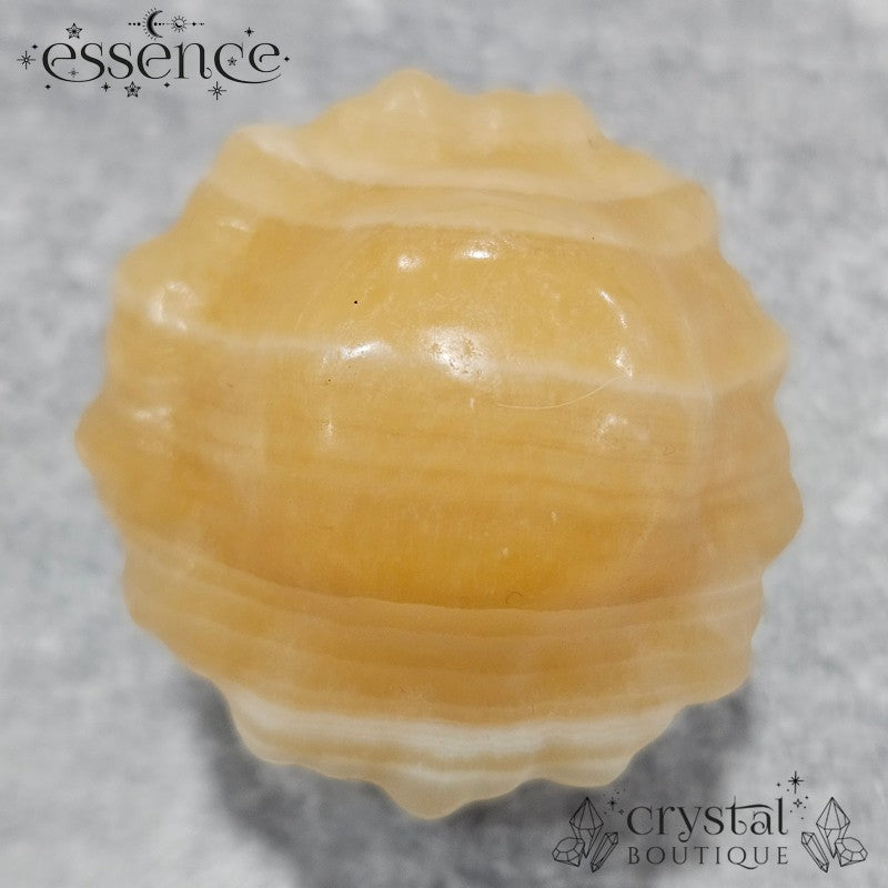 Orange Calcite Flower Lady