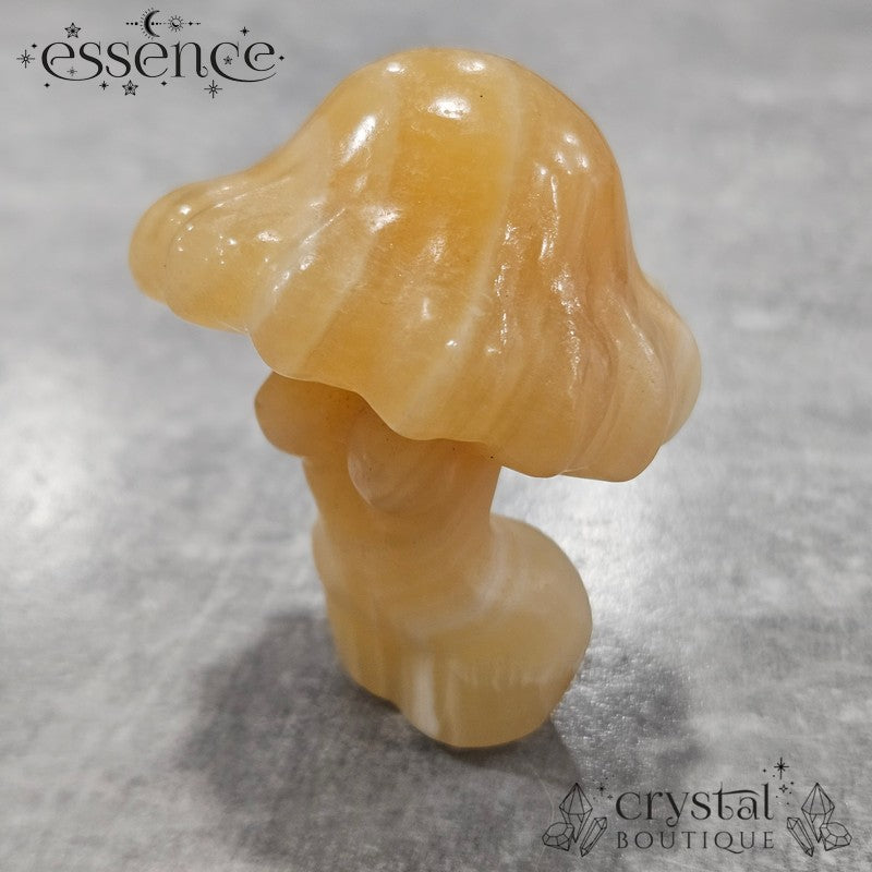 Orange Calcite Flower Lady