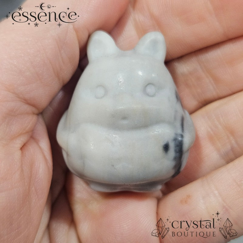 Tai Chi Jasper Totoro Carving