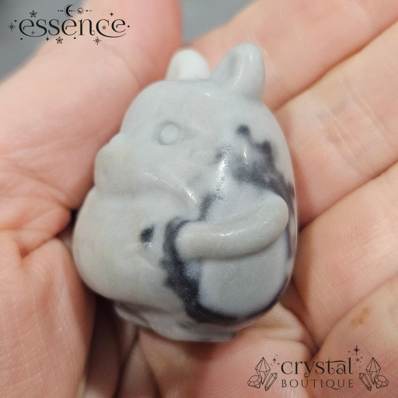 Tai Chi Jasper Totoro Carving