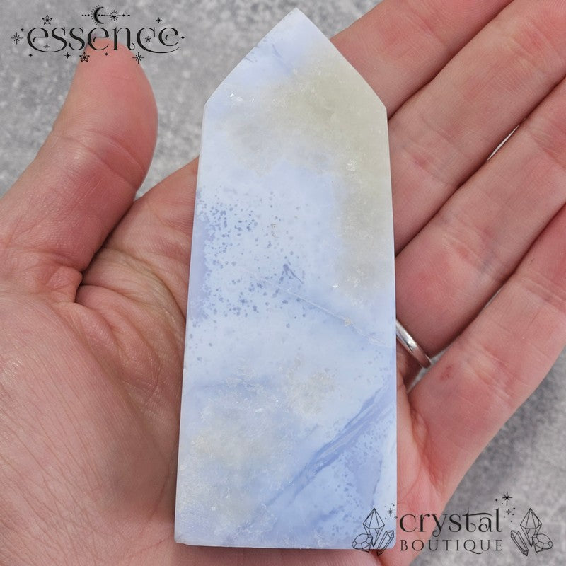 Blue Lace Agate Tower - Mistfall