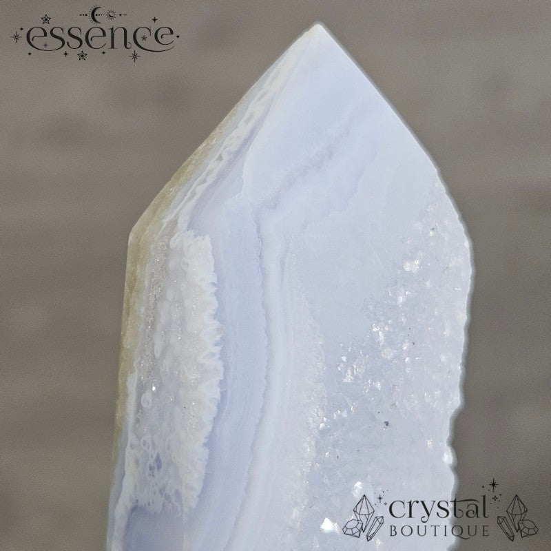Blue Lace Agate Tower - Mistfall