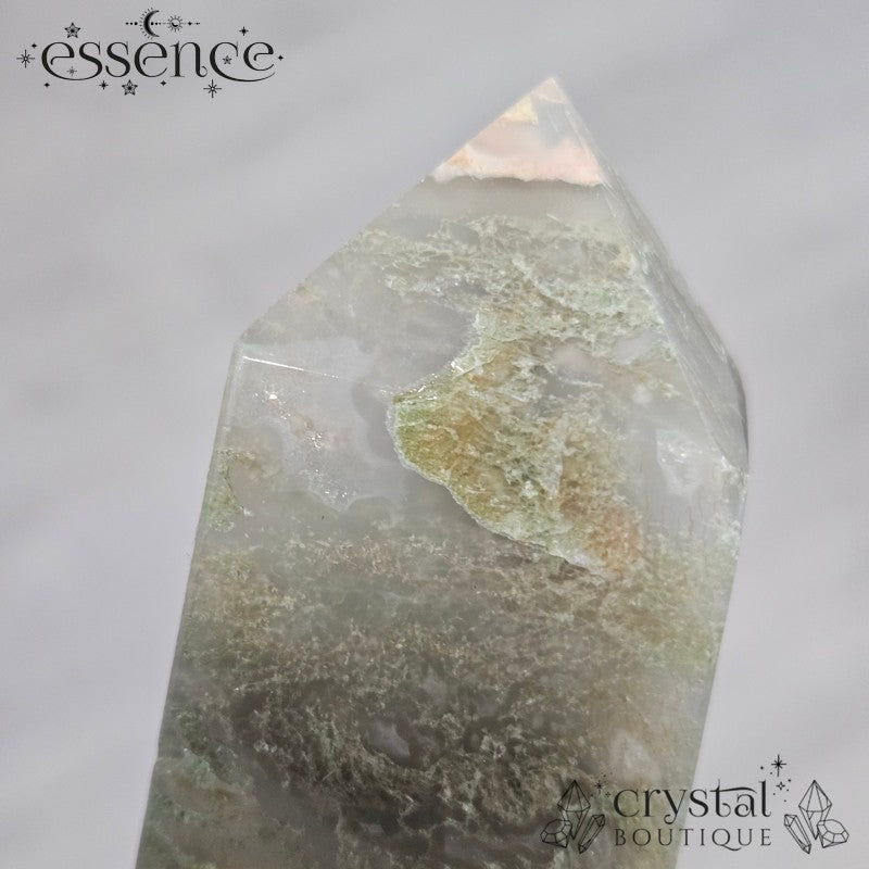 Moss Agate Tower🌿 Deep Woods | 158g