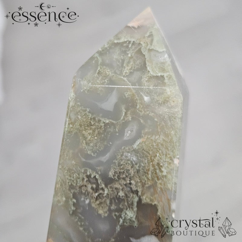 Moss Agate Tower🌿 Deep Woods | 158g