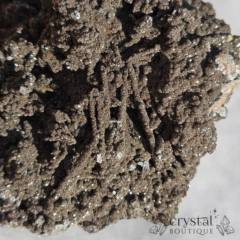 Manganese & Calcite – Deep, Dark & Glittery