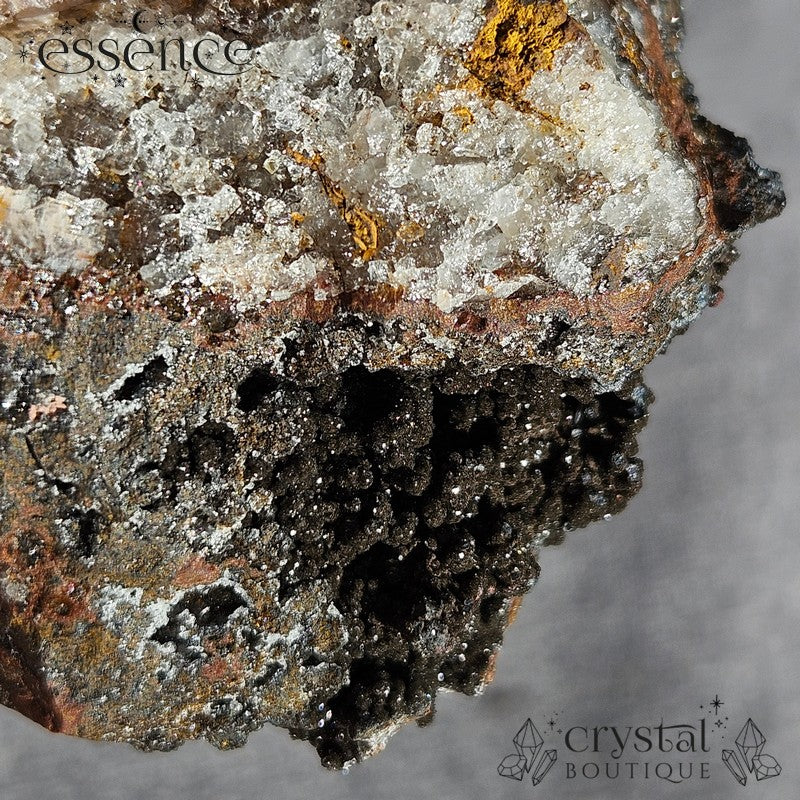 Manganese & Calcite – Deep, Dark & Glittery