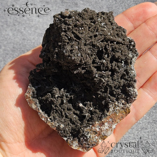 Manganese & Calcite – Deep, Dark & Glittery