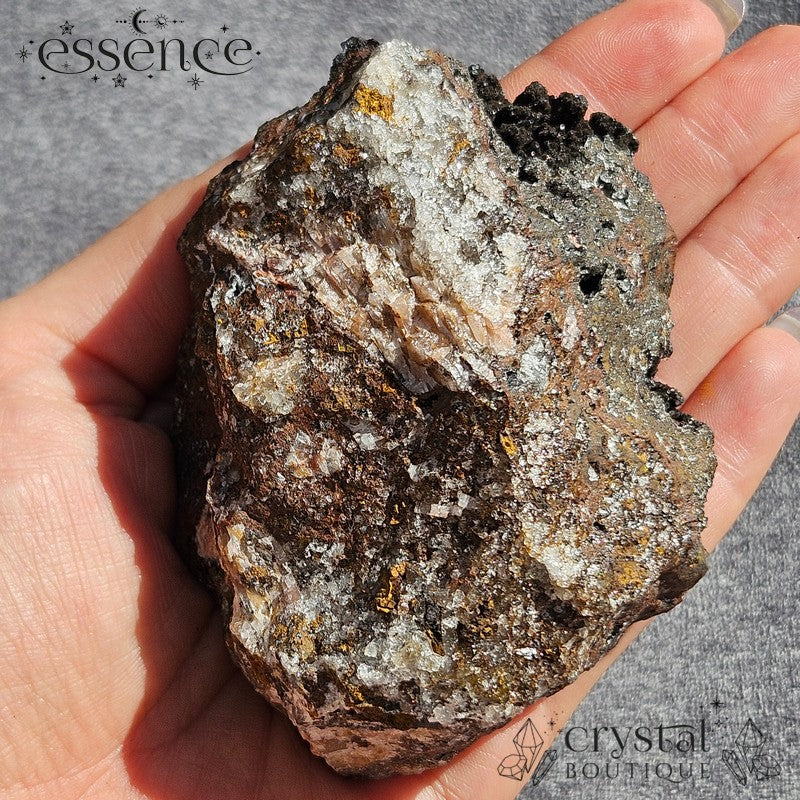Manganese & Calcite – Deep, Dark & Glittery