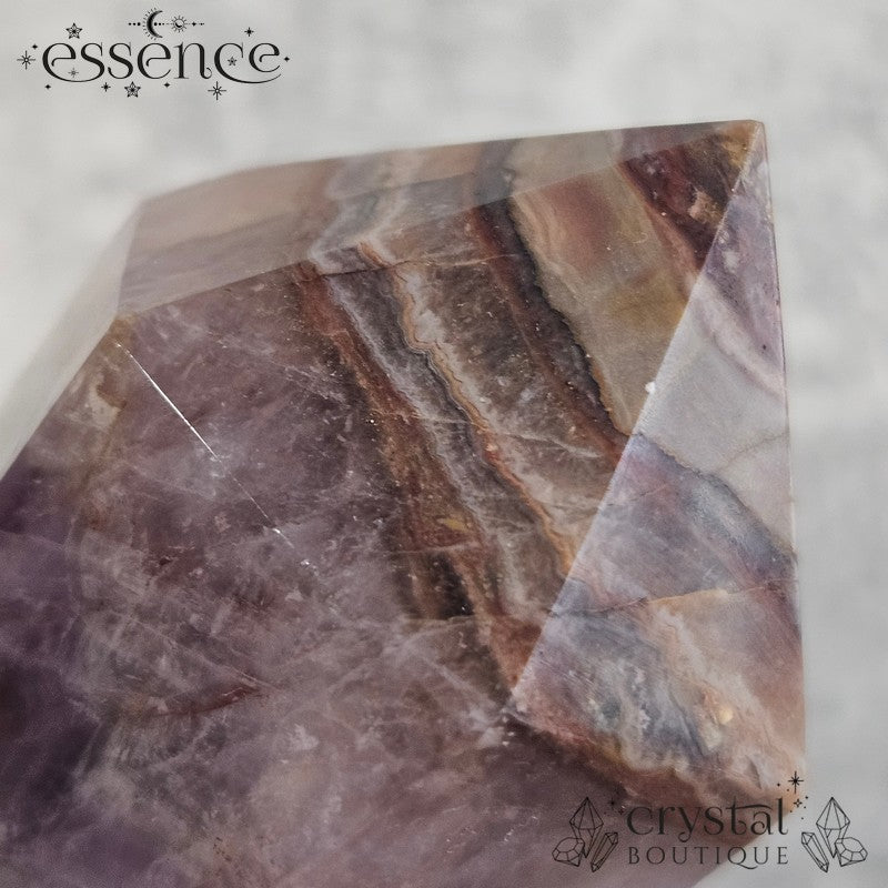 Amethyst & Crazy Lace Agate Wand 108g