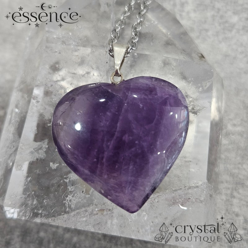 Amethyst Heart Pendant